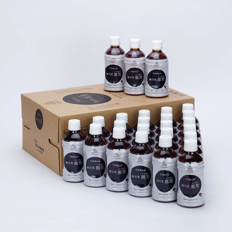 【送料無料】丹波篠山産 黒豆茶 黒芳(こくほう)ペットボトル 350ml 24本セット×2箱