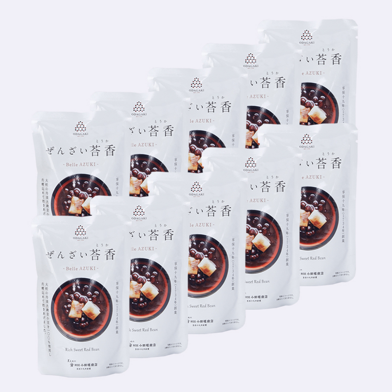 【10%OFF】ぜんざい荅香(とうか) 160g 10袋セット(簡易箱入り)